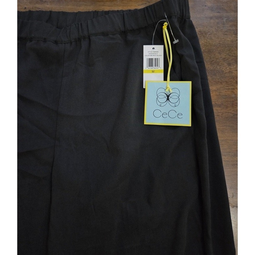 NWT CeCe M Essentials Pants Solid Ruched Ankles R… - image 4